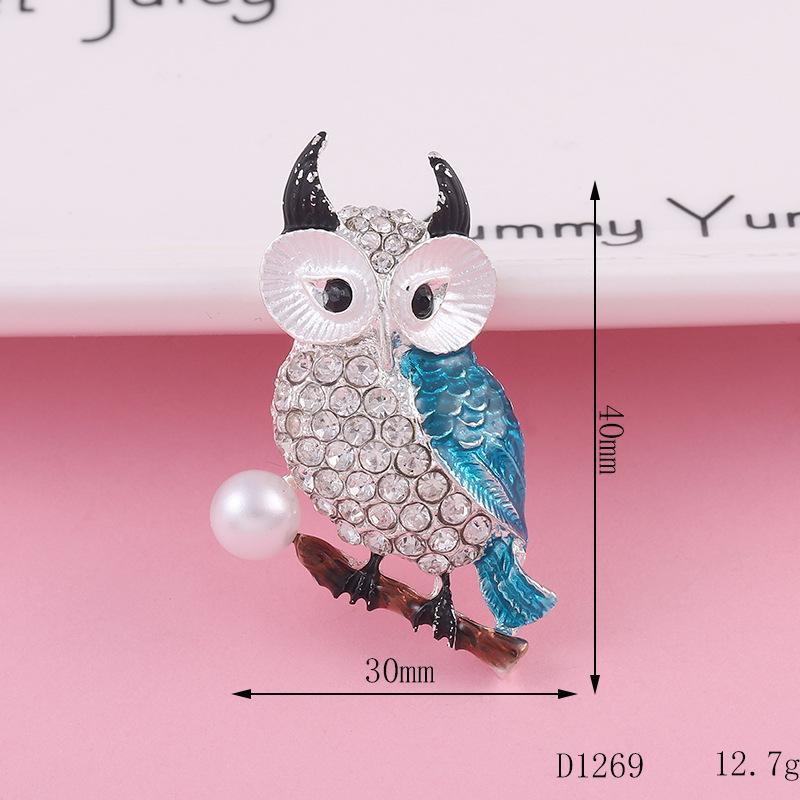 Owl Refrigerator Magnets: DIY Jewelry & Clothing Accessories with Diamond Stickers