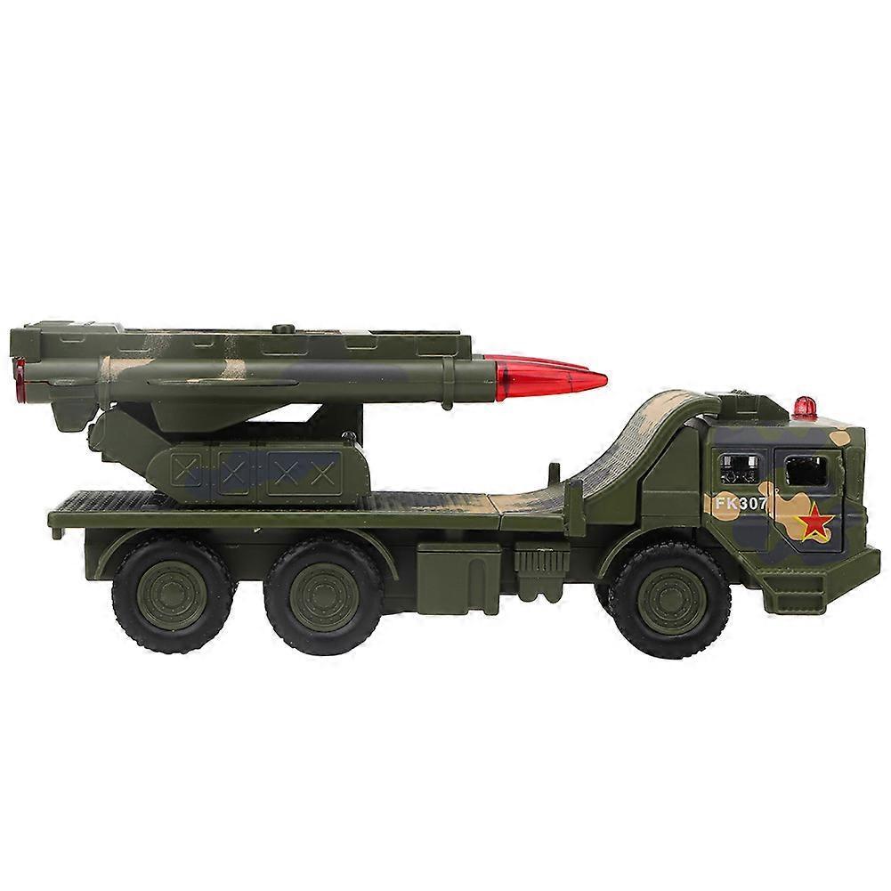 1:55 Mini Military Missile Car RC Vehicle Model Educational Children Toy (Green)