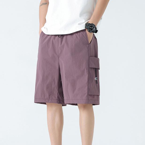 Outdoor Casual Workwear Shorts with Five Quarter Length Pants and Multiple Pockets Men's Shorts