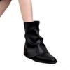 Fashion 2025 Winter New Mid Heels Short Boots for Women Fashion Elegant Pointed Toe Shoes Comfort Chelsea Ankle Boots Dress Zapatillas