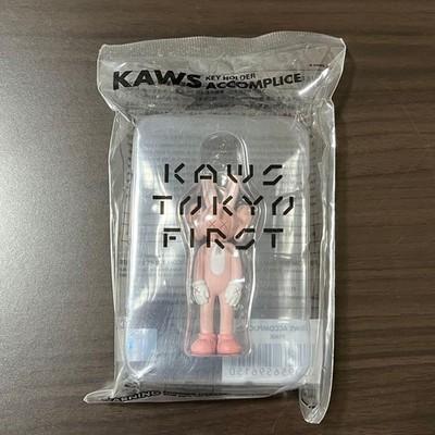 KAWS Tokyo First Keychain accomplice (2021) PINK Key Holder Rare Limited FS