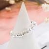 Women's Irregular Silver Pearl Index Ring - 2023 Lightweight Luxury Design