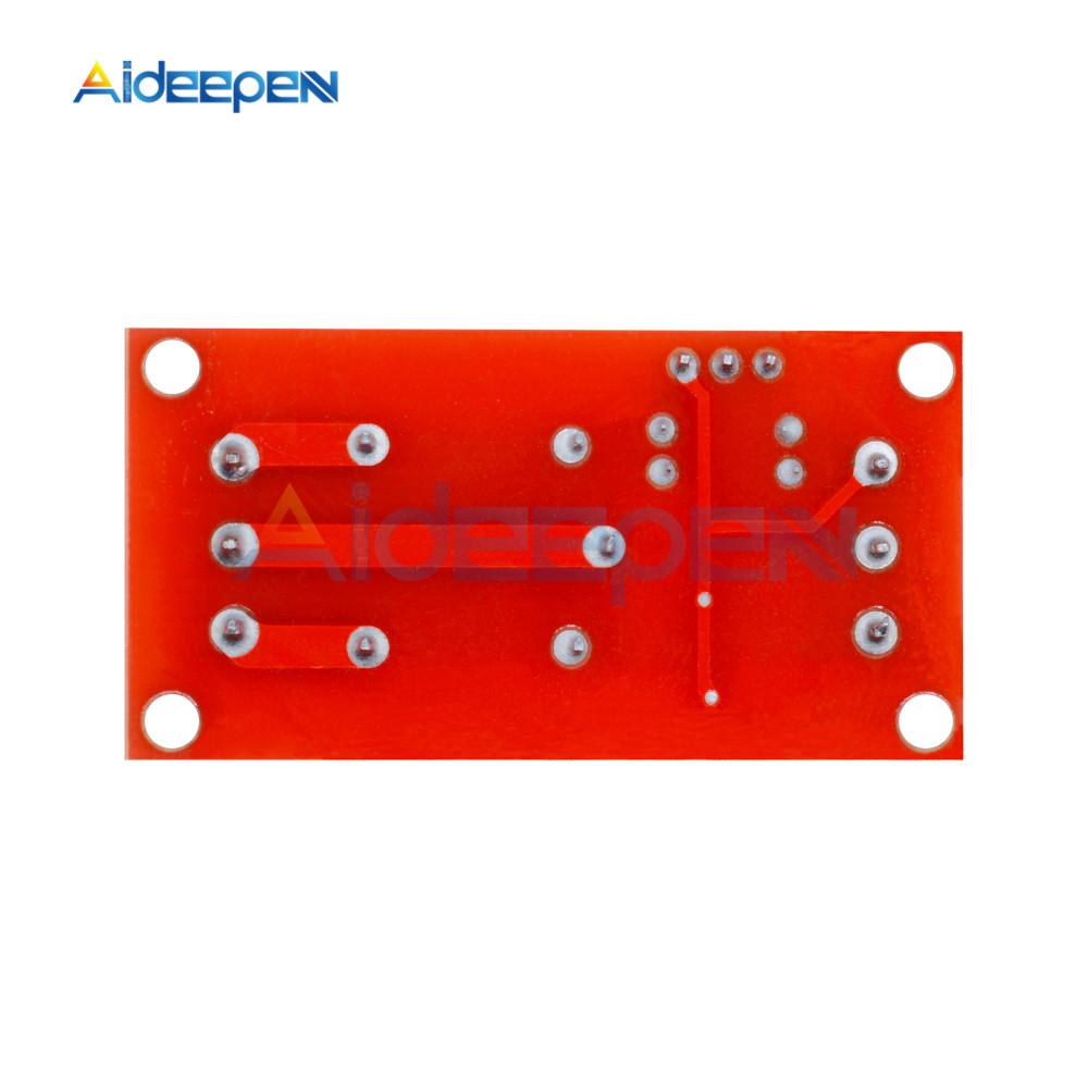 one 1 channel relay module DC 5V 9V 12V 24V high and low level trigger relay control with optocoupler red