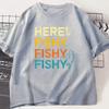 Fun Cat Graphic Tshirts Humor Short Sleeve Tee Shirt for Unisex Unisex Vintage Fishing New Crew Neck Tshirts Funny Kitten Tshirt