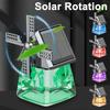 Windmill Aromatherapy Solar Car Air Freshener Solar Powered Rotating Car Interior Aromatherapy Oil Auto Decor Essential F3X1