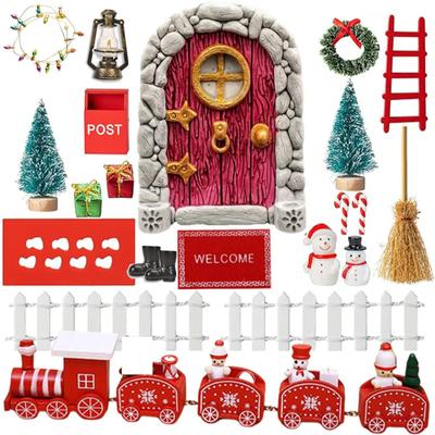 Christmas Door Decoration Gnome Christmas House Accessories Christmas Decoration DIY Gifts Doll House Decorations