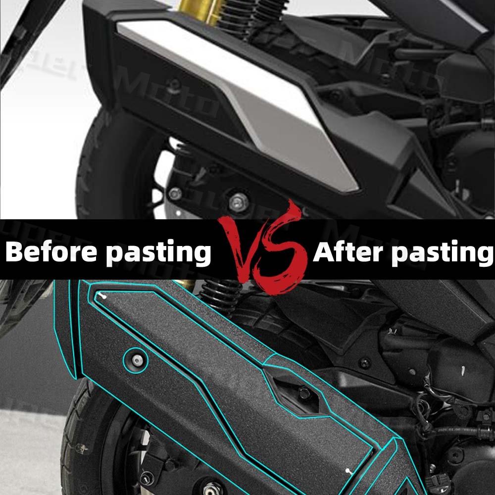 Motorcycle Accessories Sticker Thickened Frosted Protection Fuel Tank Body Armor Decal Kit Waterproof For Adv 350 ADV 350 2025