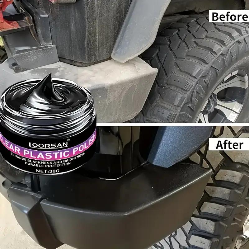 Car Tires and Plastic Repair Wax - Long-lasting Shine and Scratch repair|Enhance the Black Brightness of Tires,seats,and Bumpers