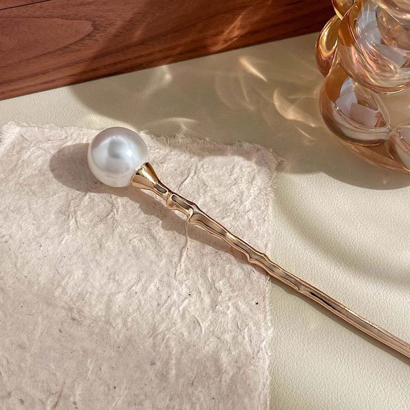 

Новые китайские палочки для волос с жемчугом для женщин, модные металлические палочки для волос с текстурой шипов, заколки для волос, инструменты для укладки пучка, аксессуары для волос