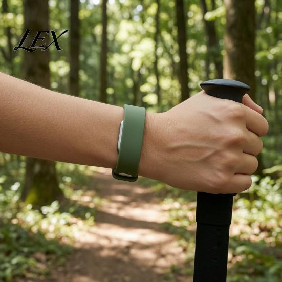 Flexible Adjustable Wristband for Comfort Bands Hume Band 2.0, Breathable Silicone Replacement Strap Sports Fitness Tracker, Anti-Sweat Men