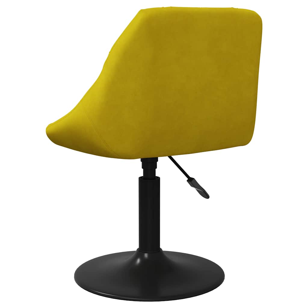 Mustard Yellow Velvet Bar Stool
