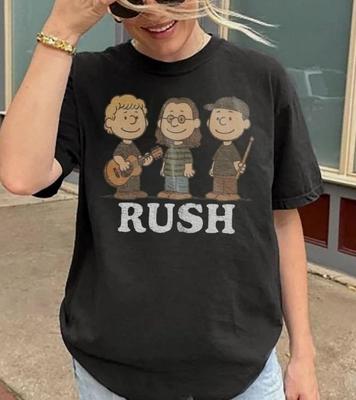 Rush Band Tegneserie Fan Gaver Unisex T-skjorte