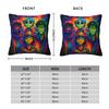 Gorillaz Nebula Drip Square Pillowcase Polyester Linen Velvet Pattern Zip Decorative Throw Pillow Case Car Cushion Cover