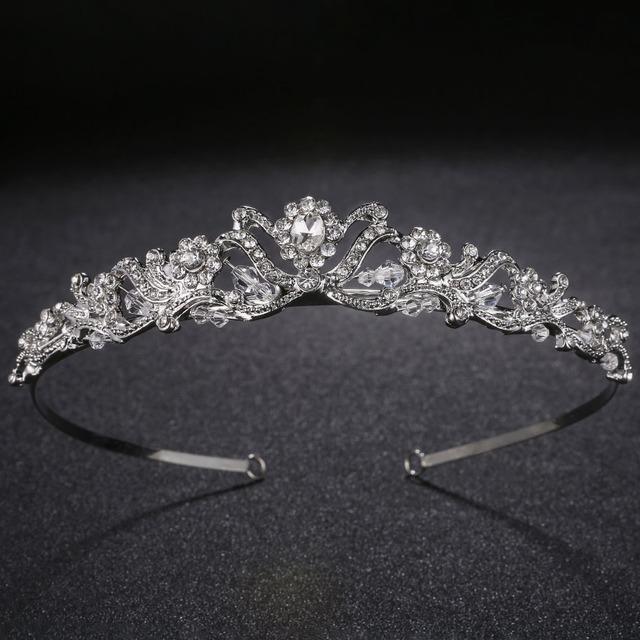Miallo European Classic Princess Tiaras And Crowns Austrian Crystal Headpieces Wedding Hair Jewelry For Bride Hairstyle
