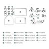 8pcs Cookies-Stencils Nice-looking Adorable Pastry Template For Home Cooking Tool