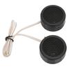 2 Pcs Car Tweeters 97dB 500W Dome Interior Stereo Audio Loudspeaker with Base for Sound System
