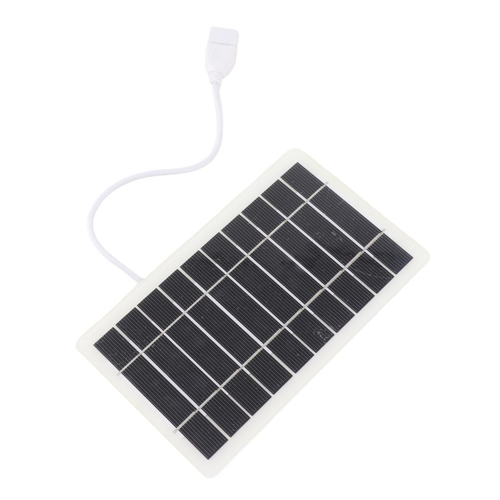 Mini Solar Panels Polycrystalline Silicon 2W 5V Portable USB Solar Panel Charger for Emergency