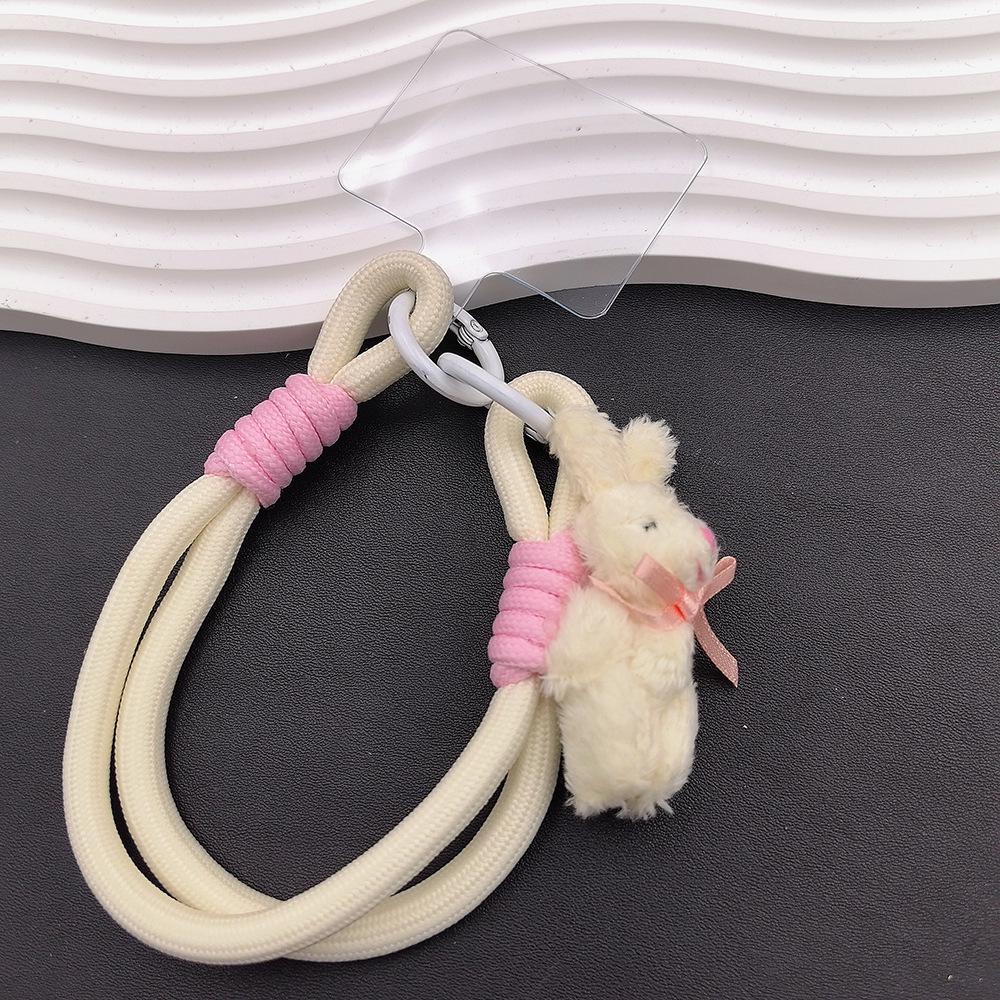 Autumn/Winter Cute Bear Plush Wristlet Phone Case & Lanyard