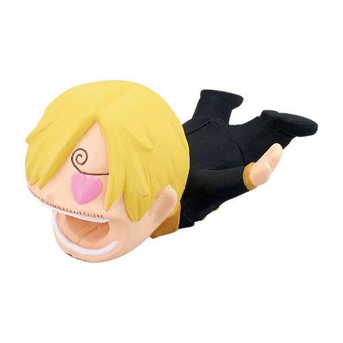 Anime One Piece Kawaii Cable Protector for Usb Cable Organizer Winder Luffy Zoro Protector Toys for Children Gift