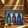 Fogg Gift Set Premium Eau De Parfum For Men And Women Long Lasting Woody Scent 90ml Pack Of 3 Travel Friendly Perfume Collection