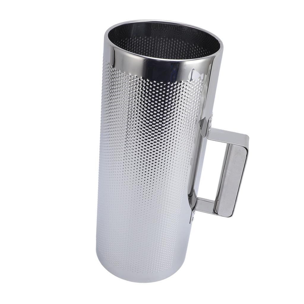 Guiro Instrument 32x13cm Open Design Stainless Steel Guiro Shaker with Scraper for Jazz Band Concert Stage Performance