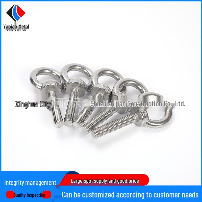 Stainless Steel Marine Eye Bolt, Round Lifting Eye, M3-M8