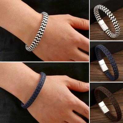 Braided Bracelet Weaving Strand Hand Made Comfortable Wearing Wear-Resistant Decoration Portable Multi-Layer Braided Rope