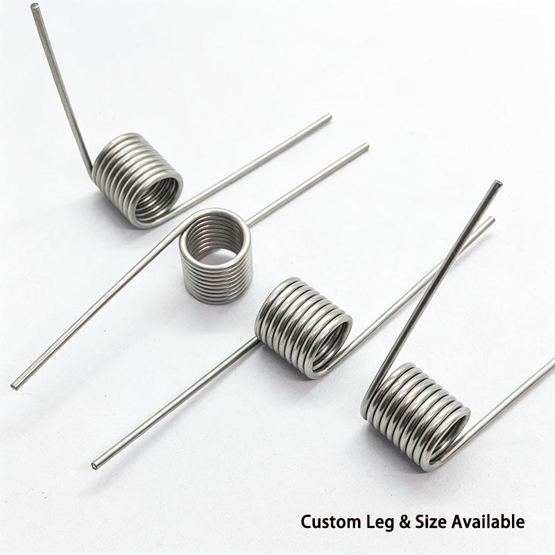 10 stuks 1,4 mm Draad 304 Roestvrij Staal Rechtsdraaiende Torsieveer 3/6/9 Wikkelingen 60-180 Graden Corrosiebestendige Torsieveer