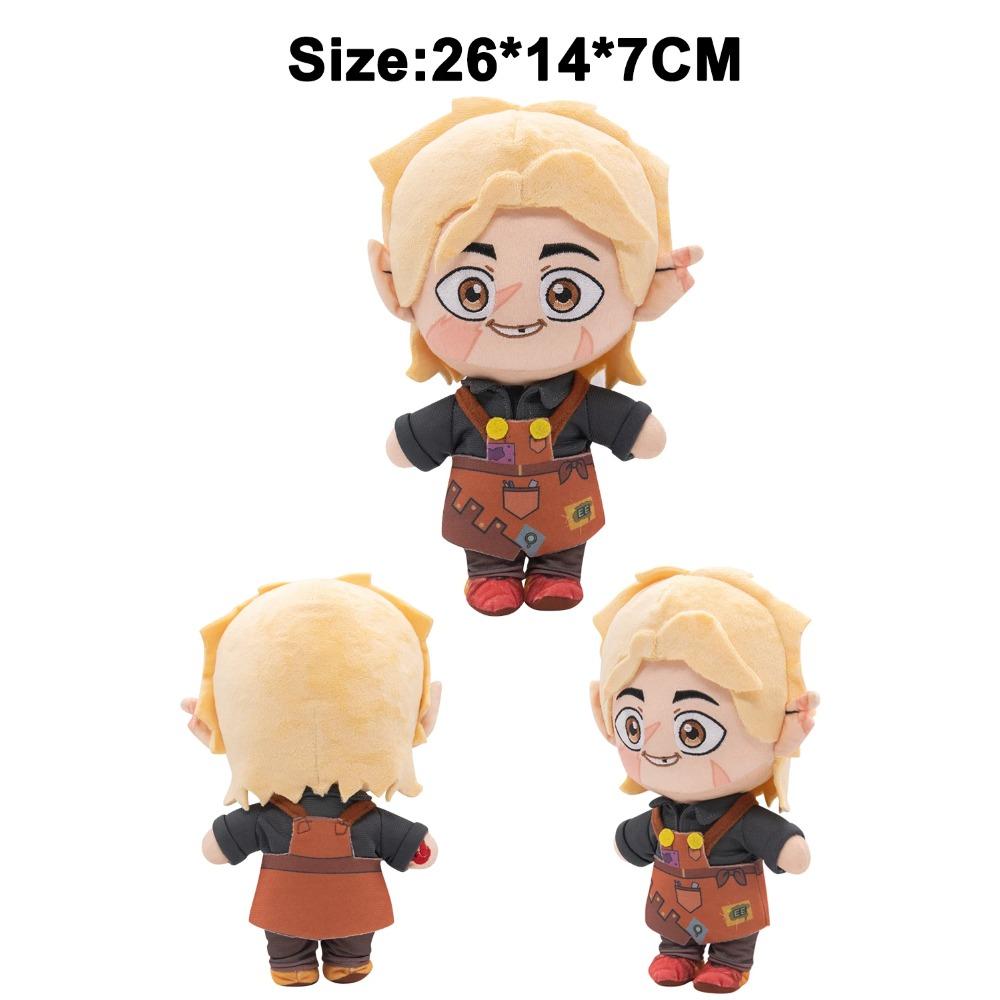 20CM Angle Aziraphale Devil Crowley Plush Mascot TV Good Cosplay Omens Fantasy Puppet Costume Accessory Birthday Gifts Decor