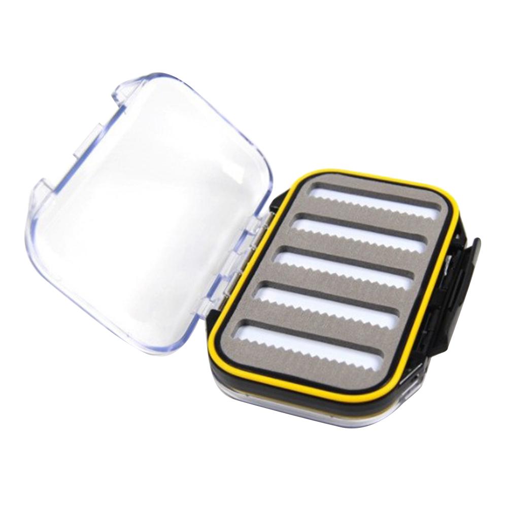 Portable Fishing Flies Gadget Holder Double-sides Fishing Lure Organizer Plastic Lightweight Practical for Saltwater Pesca Tool