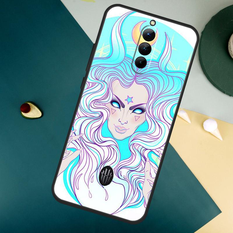Girly Pastel Witch Goth For ZTE Nubia Red Magic 10 Air 8 9 8S 9S 10S Pro Plus 7 6S 7S Pro Red Magic 11 Pro Plus Case