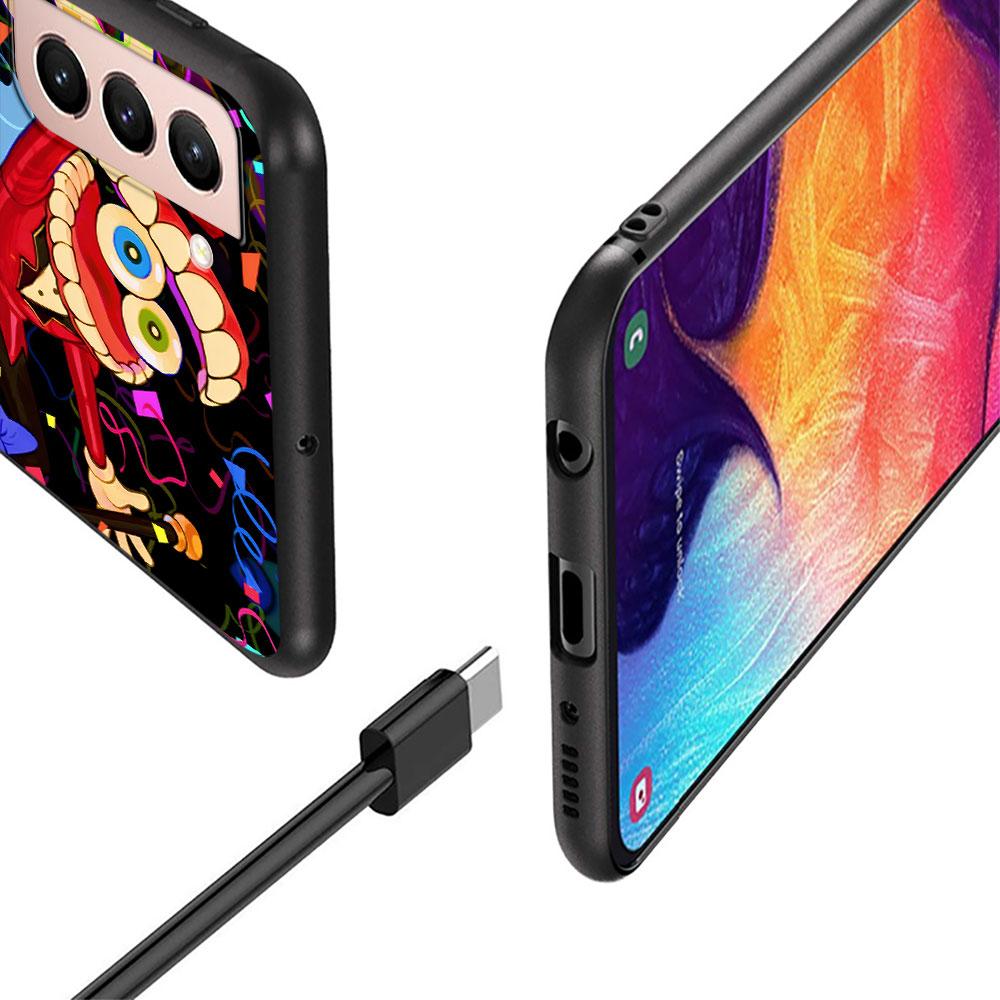 The Amazing Digital Circus Jax Case for Samsung Galaxy S23 S10e S10 S21 FE S22 S9 S24 Ultra S20 Plus Soft Black TPU Phone Cover