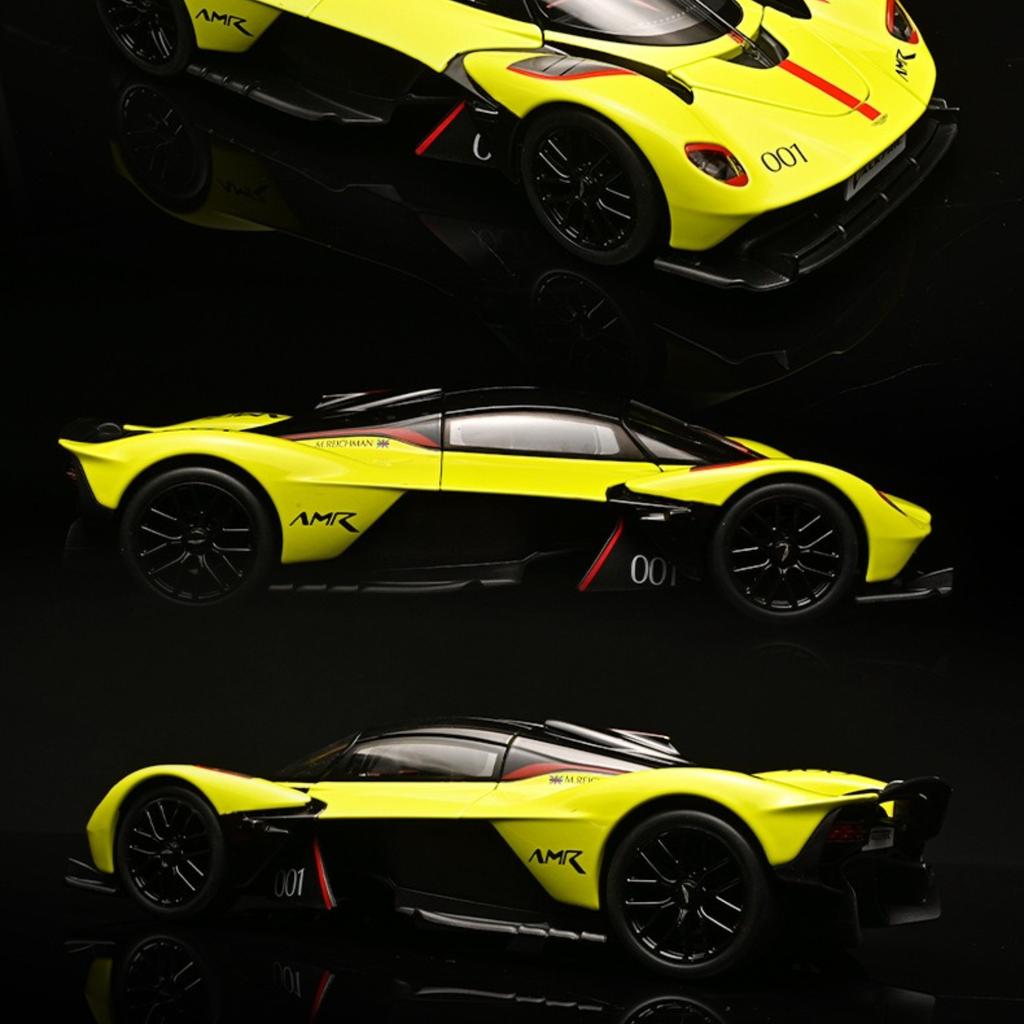 1:18 RW Aston Martin Valkyrie Alloy Die-cast Model Car - Highly Detailed Simulation Collectible Display Gift for Boys