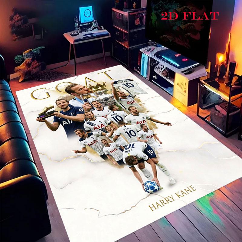 Harry Kane Carpet Rug for Living Room Bedroom Home Sofa Decoration,Kids play Nonslip Floor Mat
