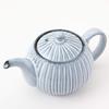 Hasami ware Kirishinogi teapot with stainless steel tea strainer approximately 500ml Shinogi matte made in 14715 set, capacity, ceramic, plain,