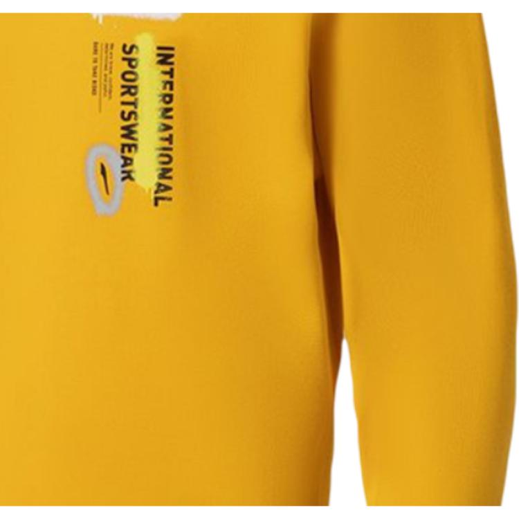 Puma Sudadera de Cuello Redondo con Estampado de Logotipo para Hombre Tops Amarillo 536303-85