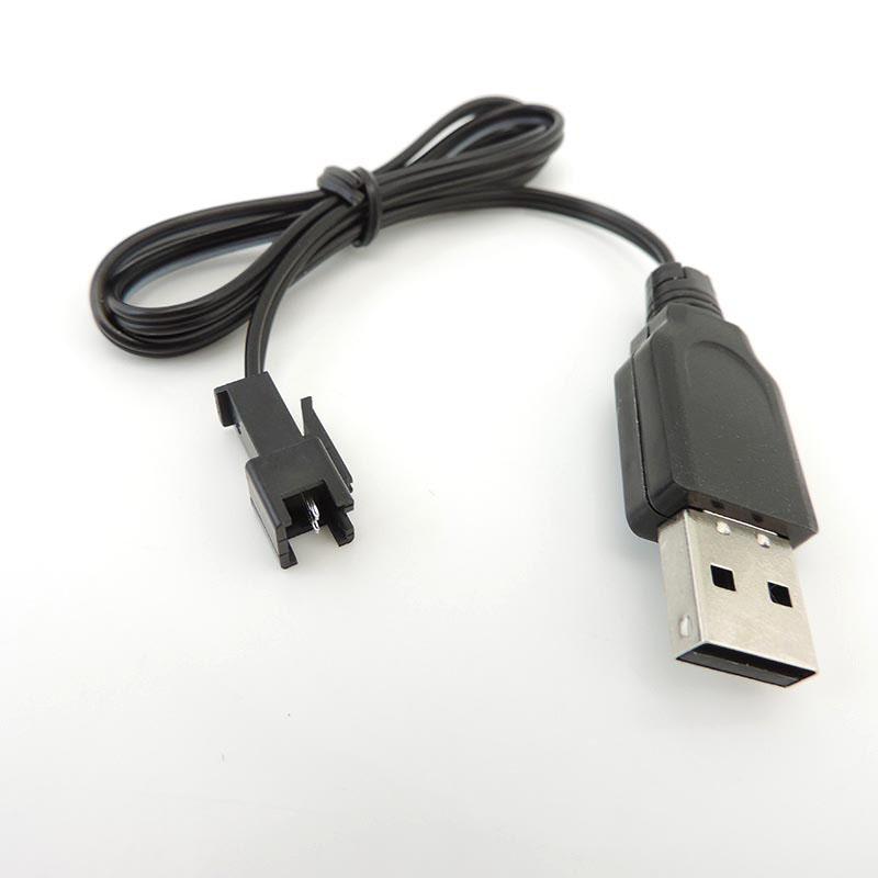 5 V bis 3,6 V 3,7 V 3,8 V 250 mA NiMh/NiCd-Akku USB-Ladekabel SM 2P Vorwärtsstecker für ferngesteuertes Auto USB-Ladegerät Spielzeug