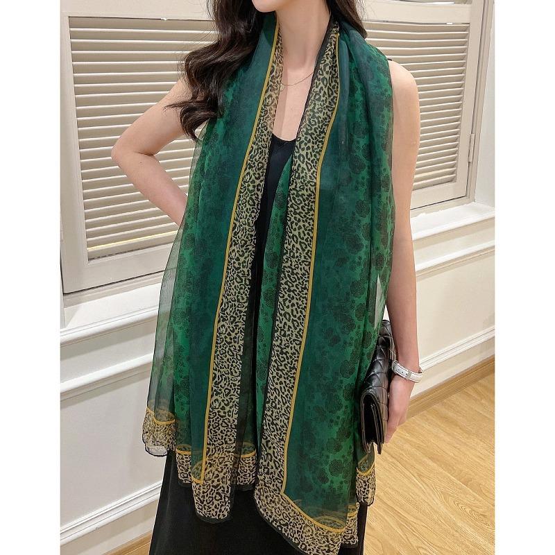 Yourou yarn ginkgo biloba beach towel travel vacation 111 * 181cm silk scarf women's elegant fashion scarf