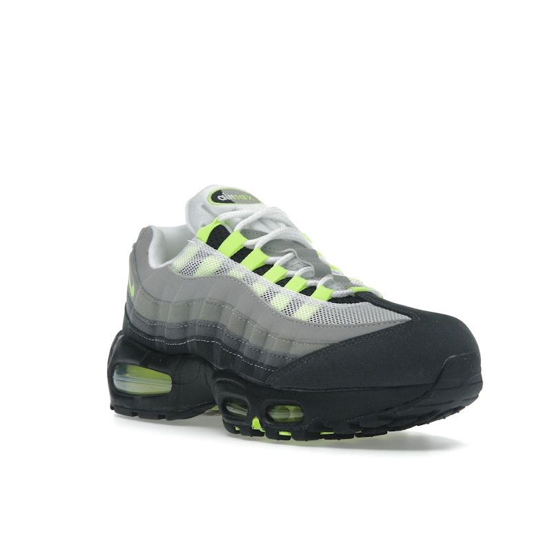 Nike Air Max 95 OG Neon 2025 Unisex Sneakers Grey Black Neon-Yellow HM4740-001