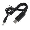 USB 5V to DC 9V Power Boost Line Adapter USB to 5.5mm 2.1mm Round Hole Connector