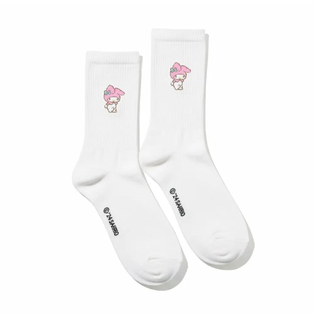 Sanrio Unisex Authentic Character Socks White My Melody