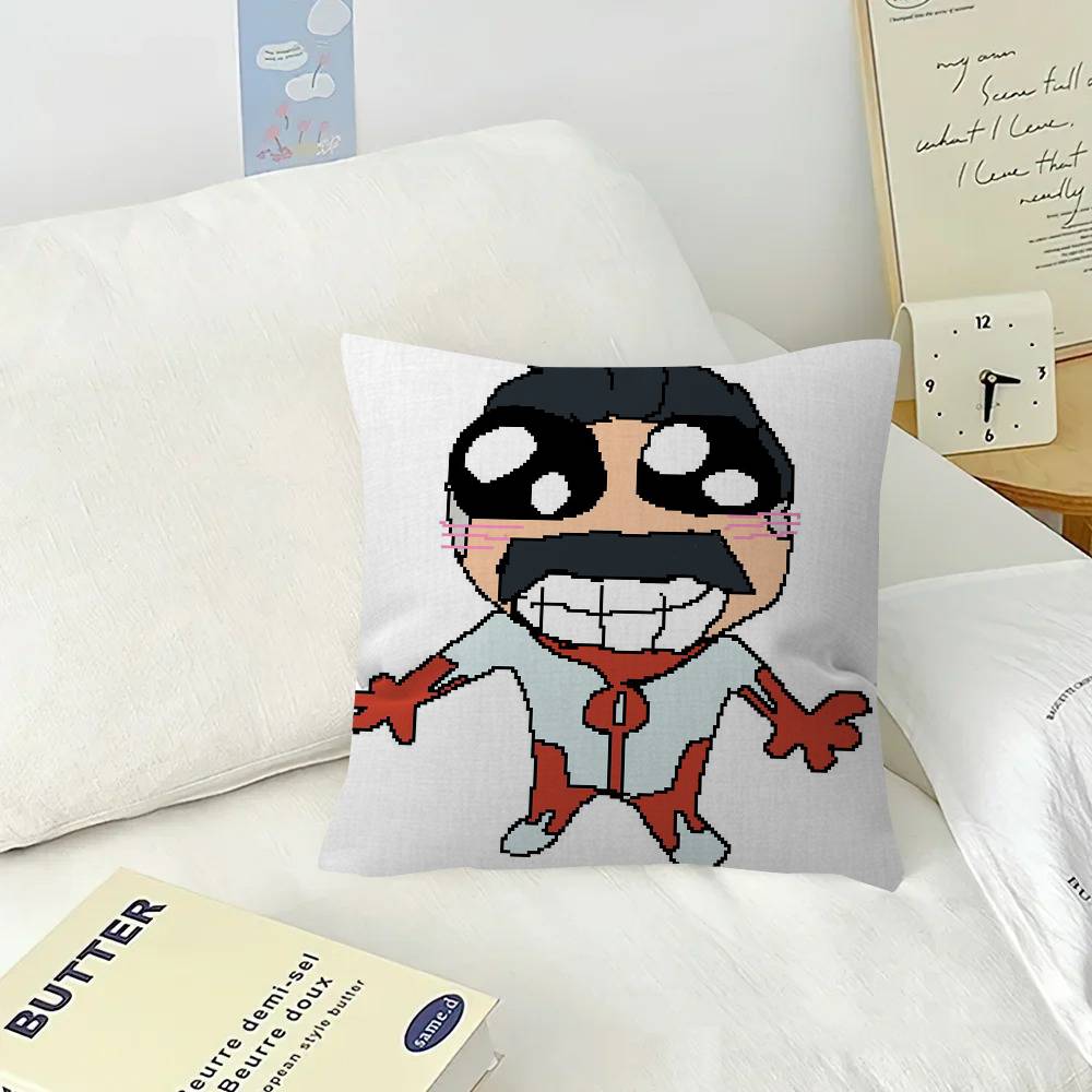Anime I-Invincible O-Omni Man Cushion  Cushion Cover Car Throw Pillow Case For Sofa Car Christmas Gift