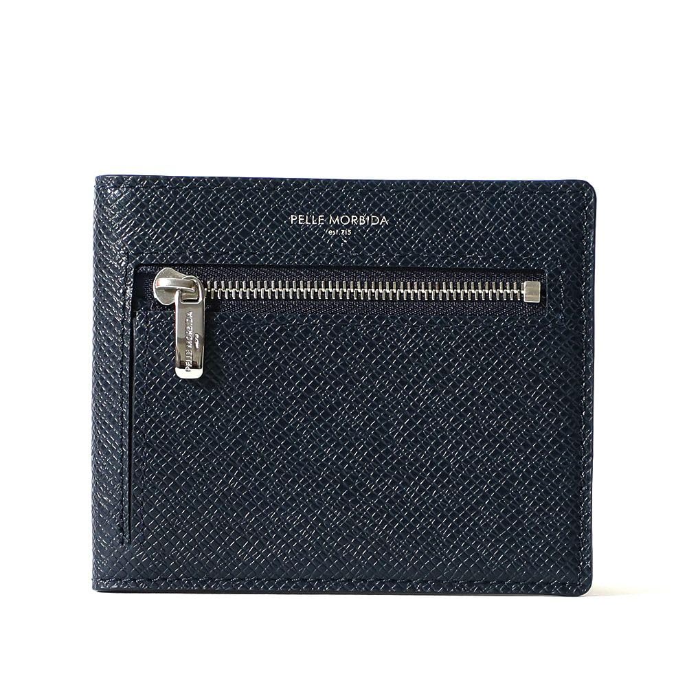 

Pelle Morbida Compact Navy Wallet,