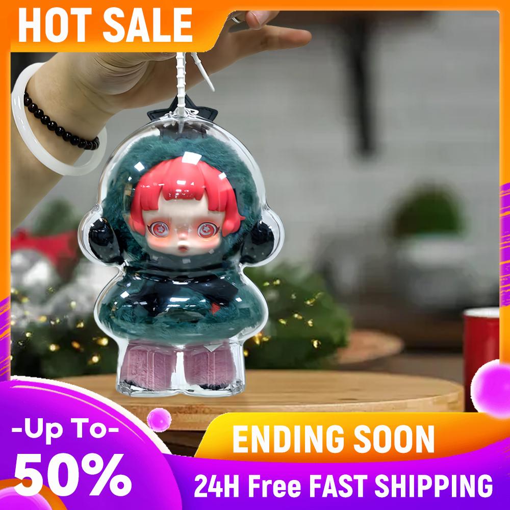 

Transparent Doll Dust Case Portable Organizer Box Storage Case for Skull Panda Winter Movement for SP Doll China Mainland