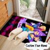 Custom Name Vibrant Anime KPop  Carpet, Chair Rug,Area Rug for Office Bedroom living rooms bedroom, Doormat decor Christmas fan gifts