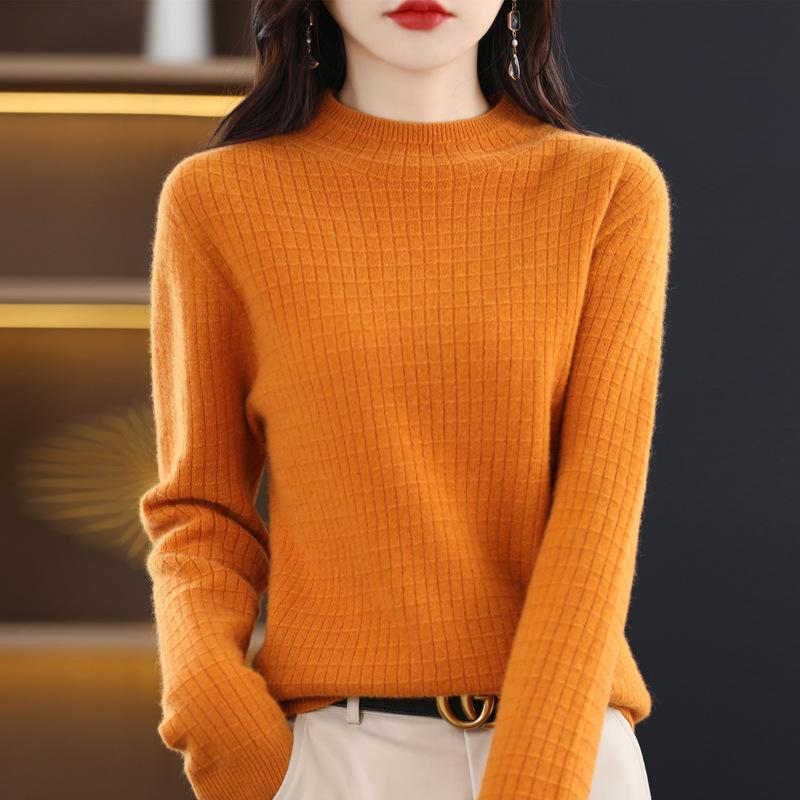 Autumn and Winter Knitted Blouse Relaxed Fit Slim Top