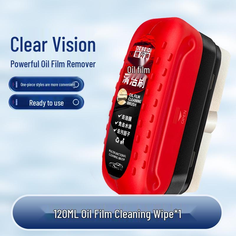 

Красная прочная салфетка для удаления масляной пленки с лобового стекла, окон и зеркал красный