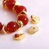 High Quality Irregular Loose Spacer Beads 18K Gold Plating Brass Asymmetrical Beads DIY Jewelry Making Accessories Wholesale