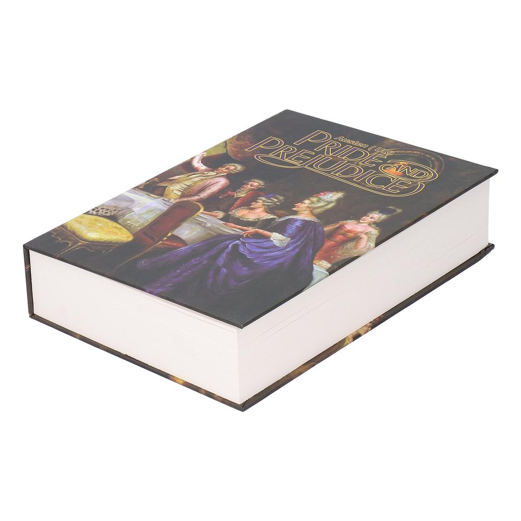 Safe Box Innovative Simulated Book Locking Box with Keys for Cash Money Jewelry Storing