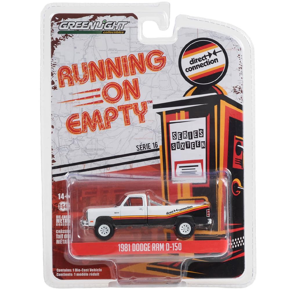 GREENLIGHT scale On Empty Series Dodge Ram Mopar Direct 164  Running 16   1981 D-150 - Connection